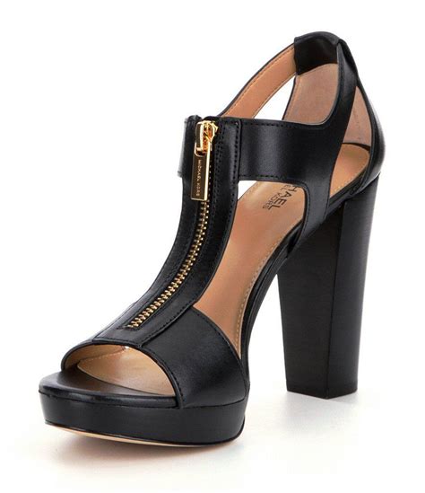 michael kors berkley platform sandal|berkley leather block heel sandal.